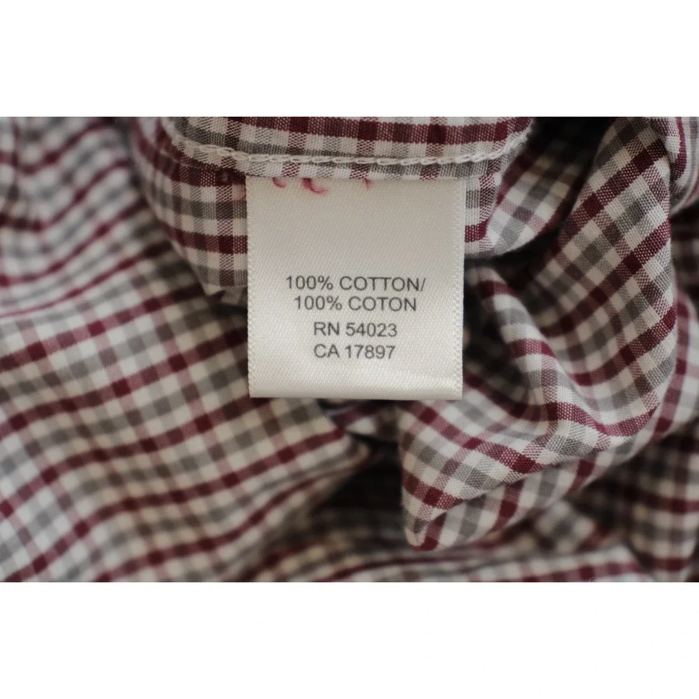 Banana Republic Shirt Mens M (15‎ - 15.5) Slim Fit 100% Cotton Long Sleeve